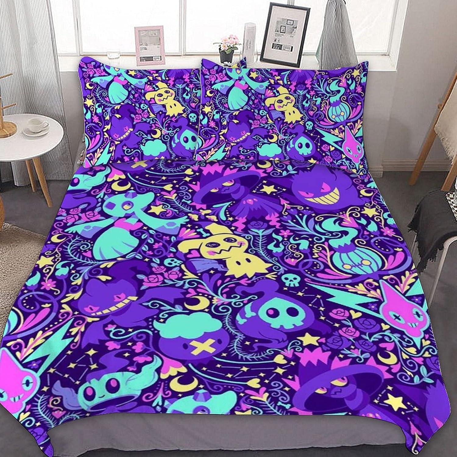 ポケモン 未使用 希少 掛け布団カバー ゴーストパターン シングル